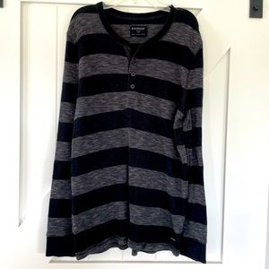 Express thermal Henley shirt